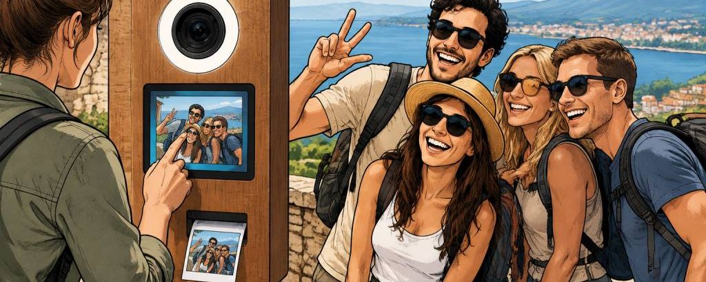 Totem photos : une animation originale pour immortaliser vos voyages