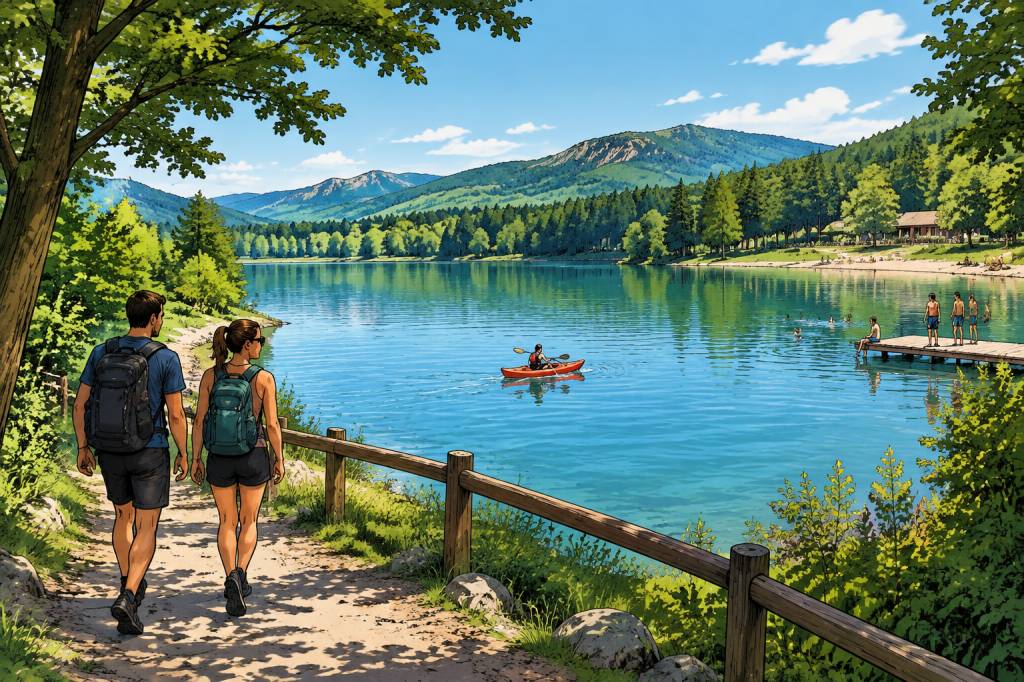 Plan d'eau des Blaches : une escapade nature idéale pour vos vacances
