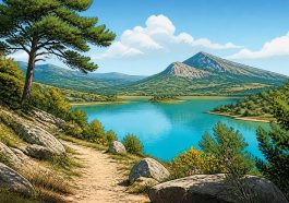 Lac de Mison Upaix : une escapade paisible au cœur des paysages provençaux