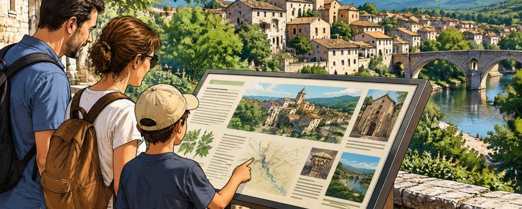 Panneaux pedagogiques : valoriser les sites touristiques et le patrimoine local