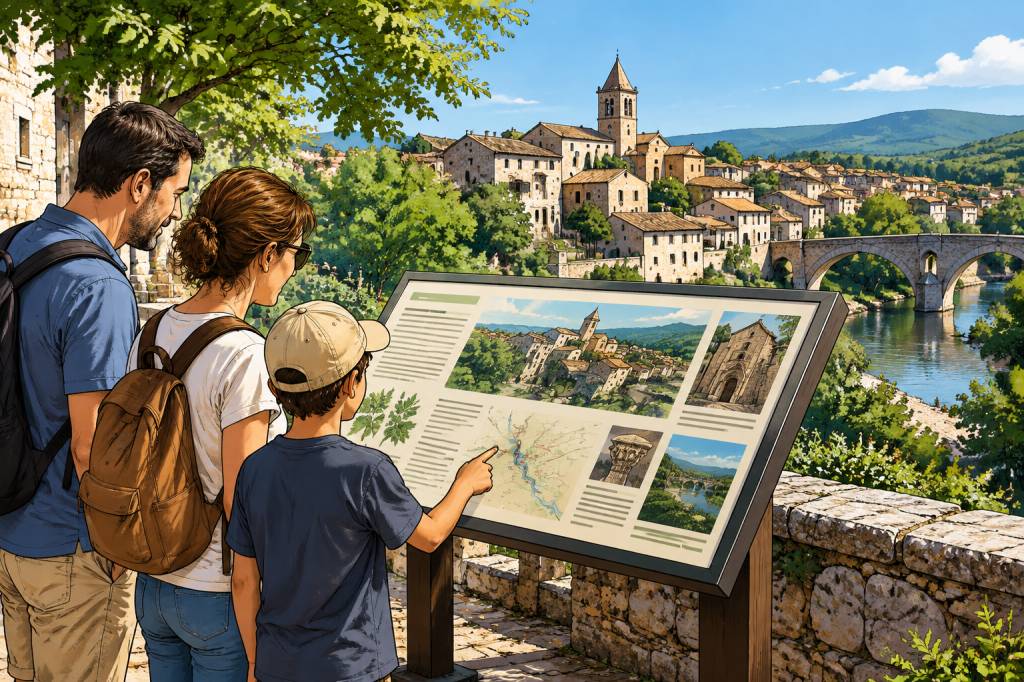 Panneaux pedagogiques : valoriser les sites touristiques et le patrimoine local