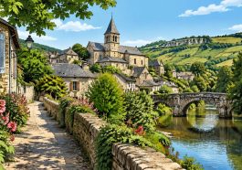 Découvrir 12130 Sainte-Eulalie-d’Olt, un village pittoresque de l’Aveyron