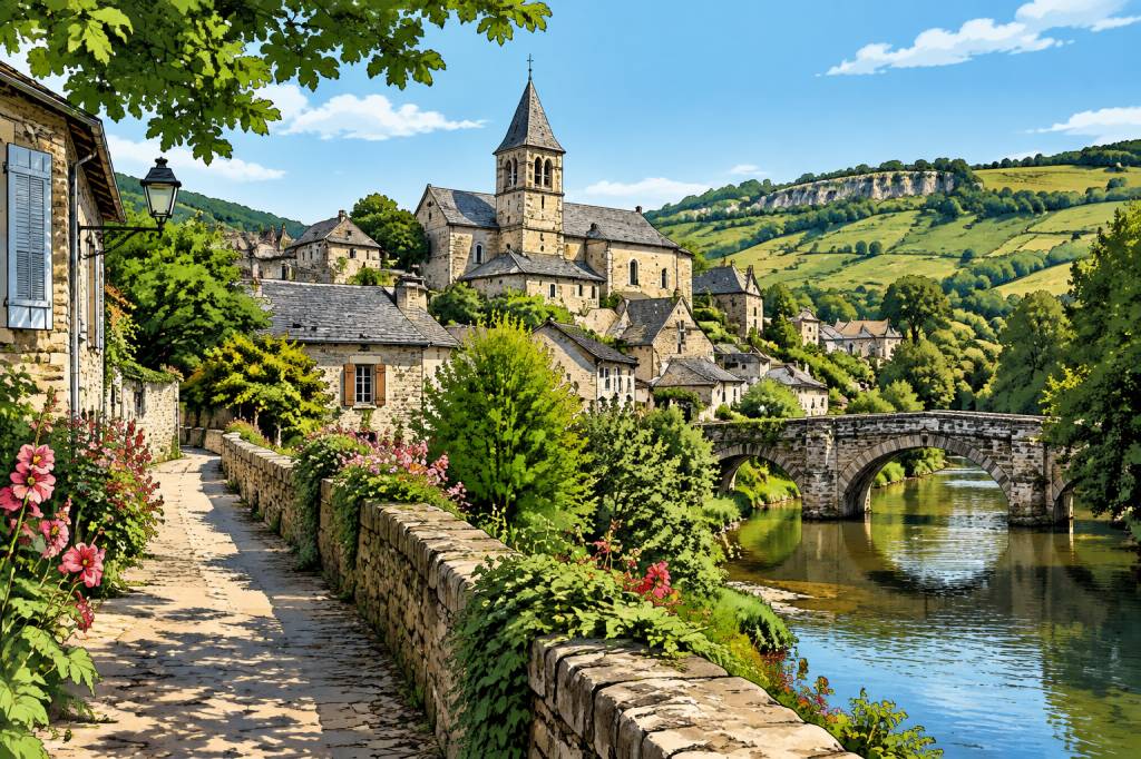 Découvrir 12130 Sainte-Eulalie-d’Olt, un village pittoresque de l’Aveyron