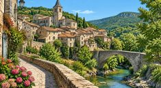 Découvrir Olargues, village de charme dans le 34390 en Haut-Languedoc