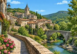 Découvrir Olargues, village de charme dans le 34390 en Haut-Languedoc